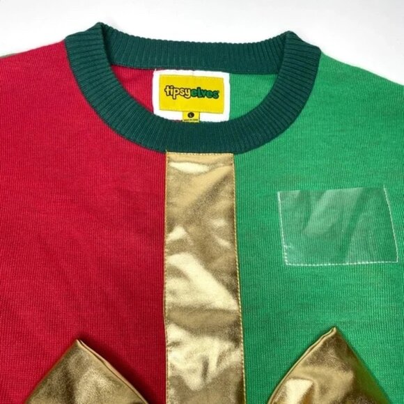 Tipsy Elves 🎄 Ugly Christmas Sweater | Size L | Rare Festive Knit, Party Ready - Picture 5 of 10